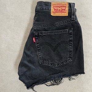 Black Levi Shorts